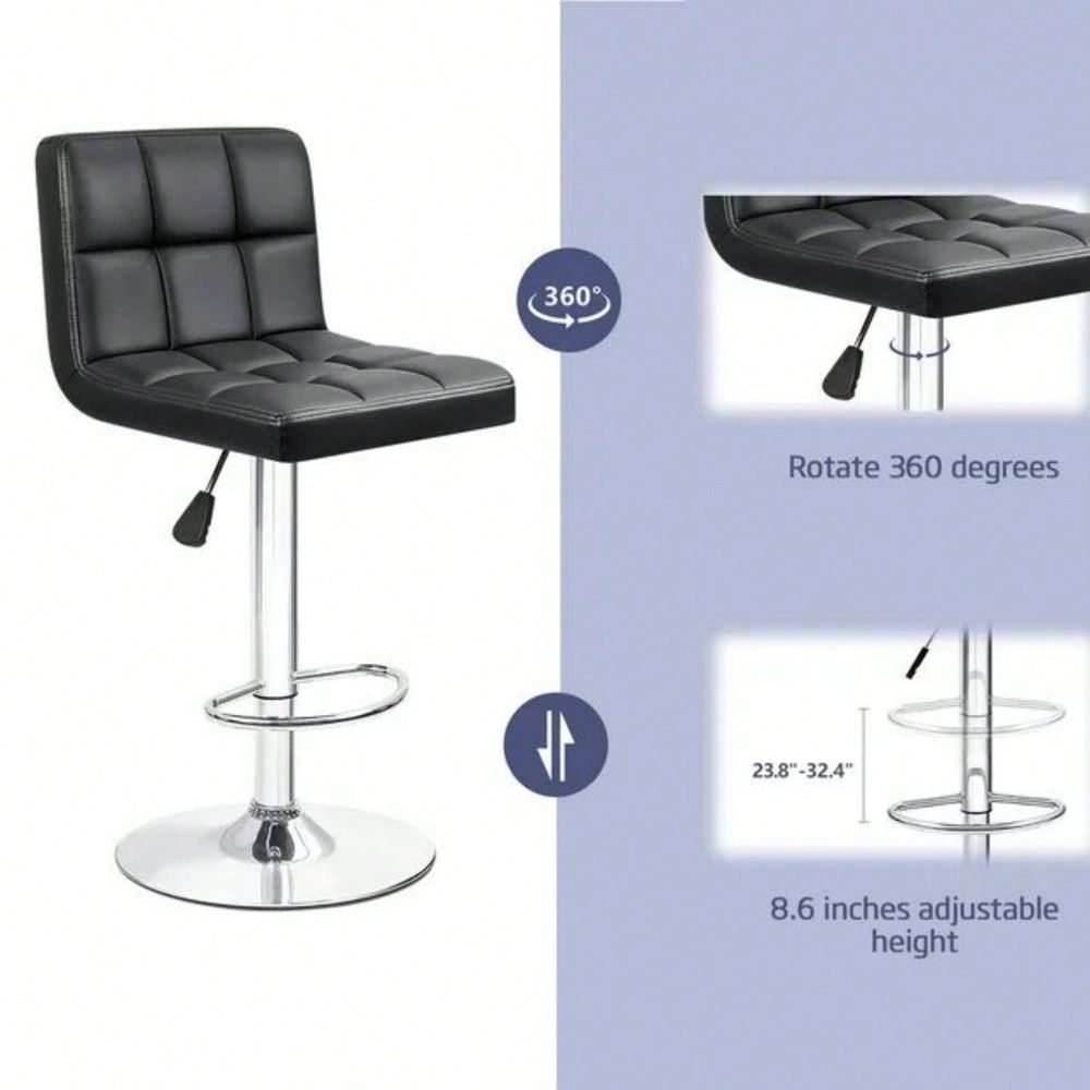 Outdoor Furniture Kitchener - Stools Set Of 2 Modern PU
