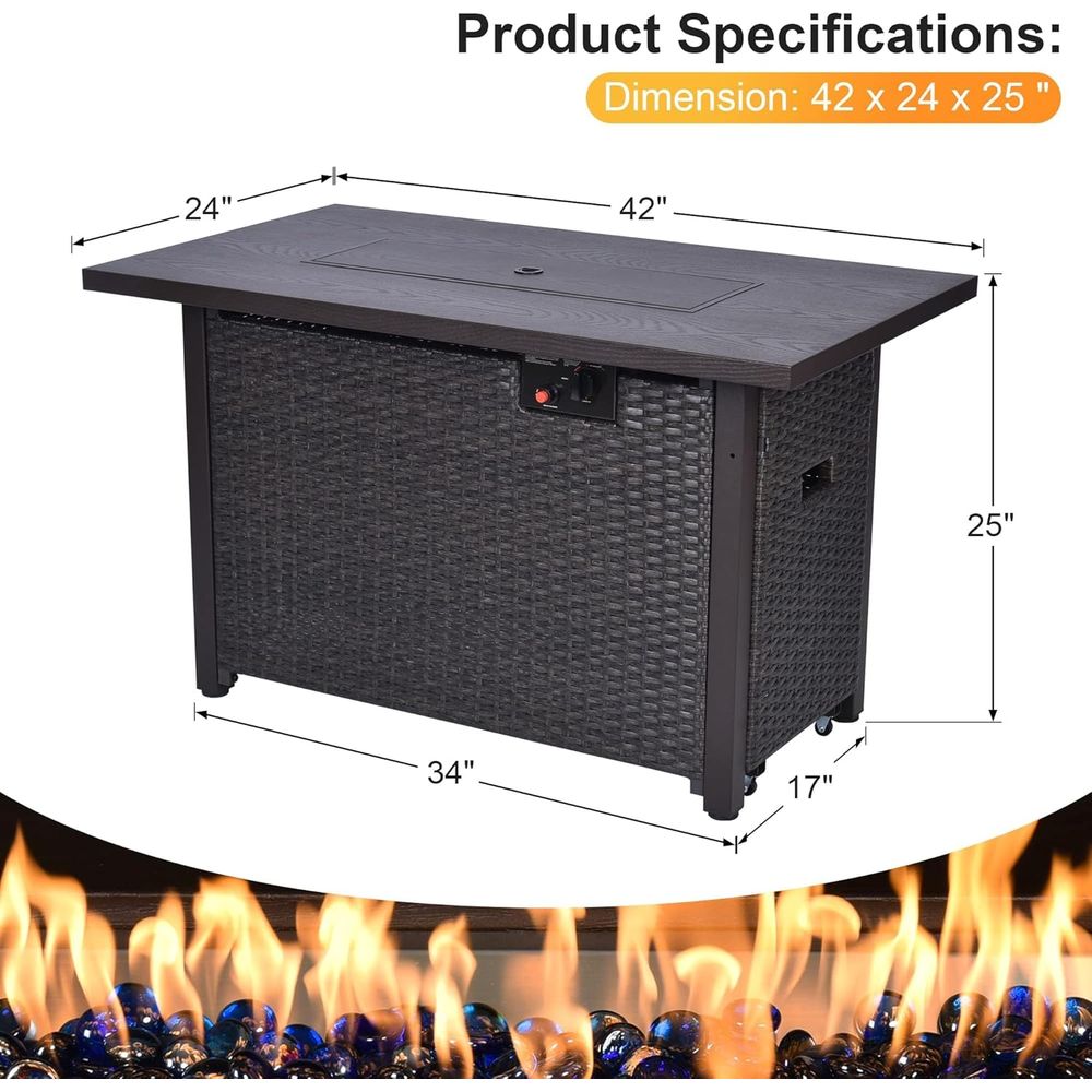 13-Piece Outdoor Sectional Pat - Outdoor Furniture Set With Fire Pit ulasan dan harga