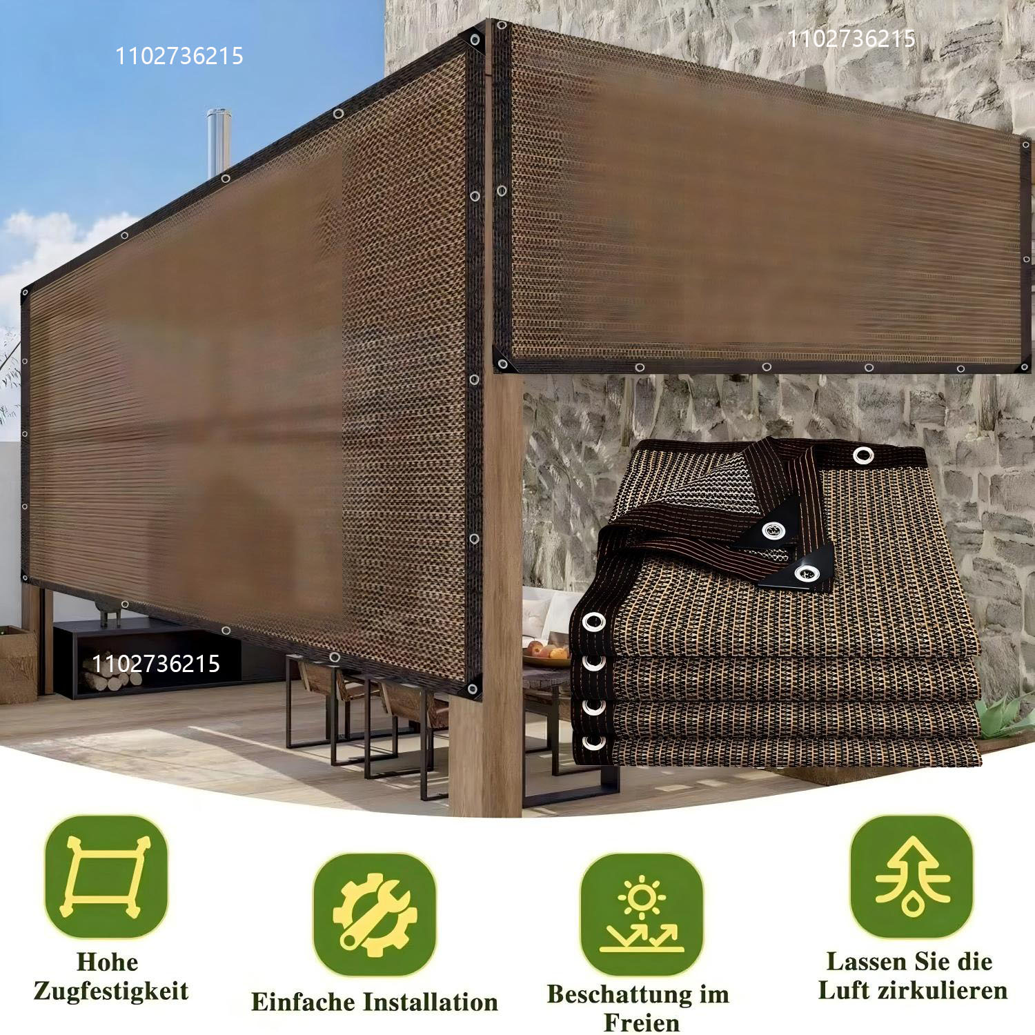 Outdoor Garden Sunshade Net, T - Outdoor Furniture Hdpe ulasan dan harga