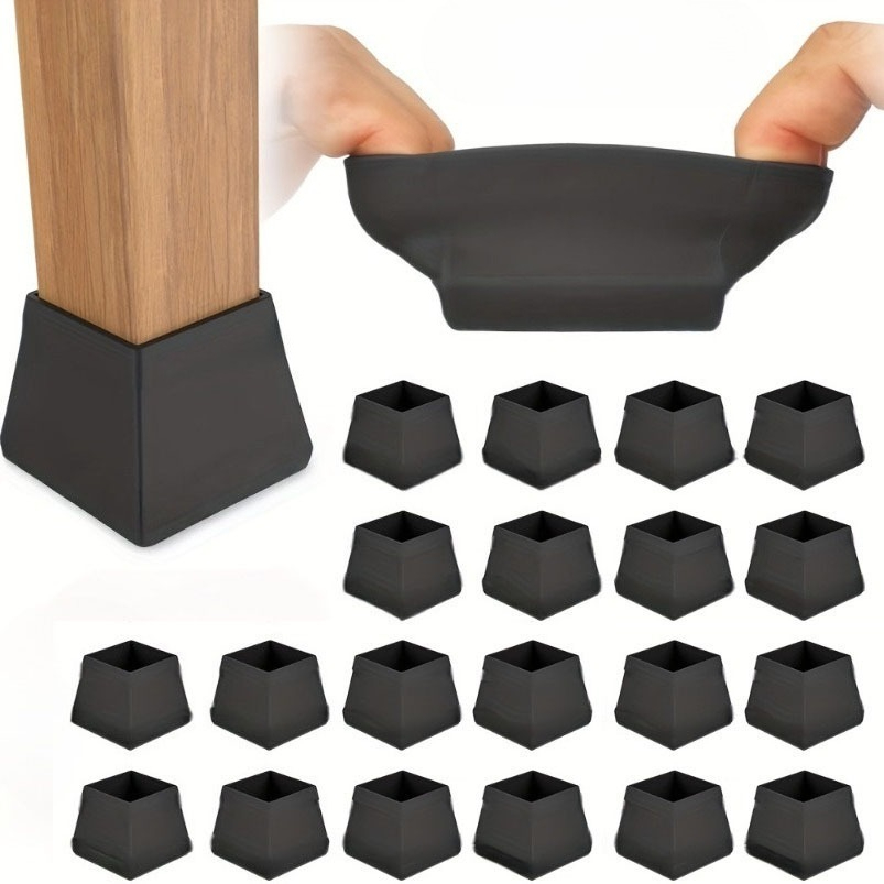 12pcs Large Silicone Chair & T - Outdoor Furniture Leg Protectors ulasan dan harga