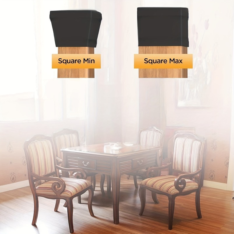 12pcs Large Silicone Chair & T - Outdoor Furniture Leg Protectors ulasan dan harga