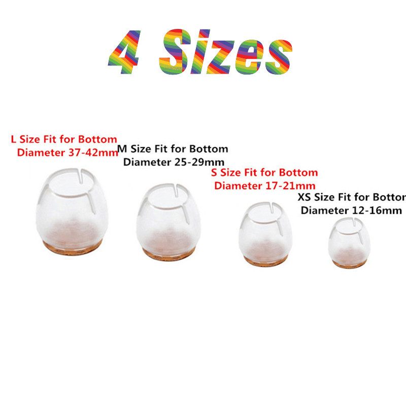 24pcs Silicone Chair Leg Prote - Outdoor Furniture Leg Protectors ulasan dan harga