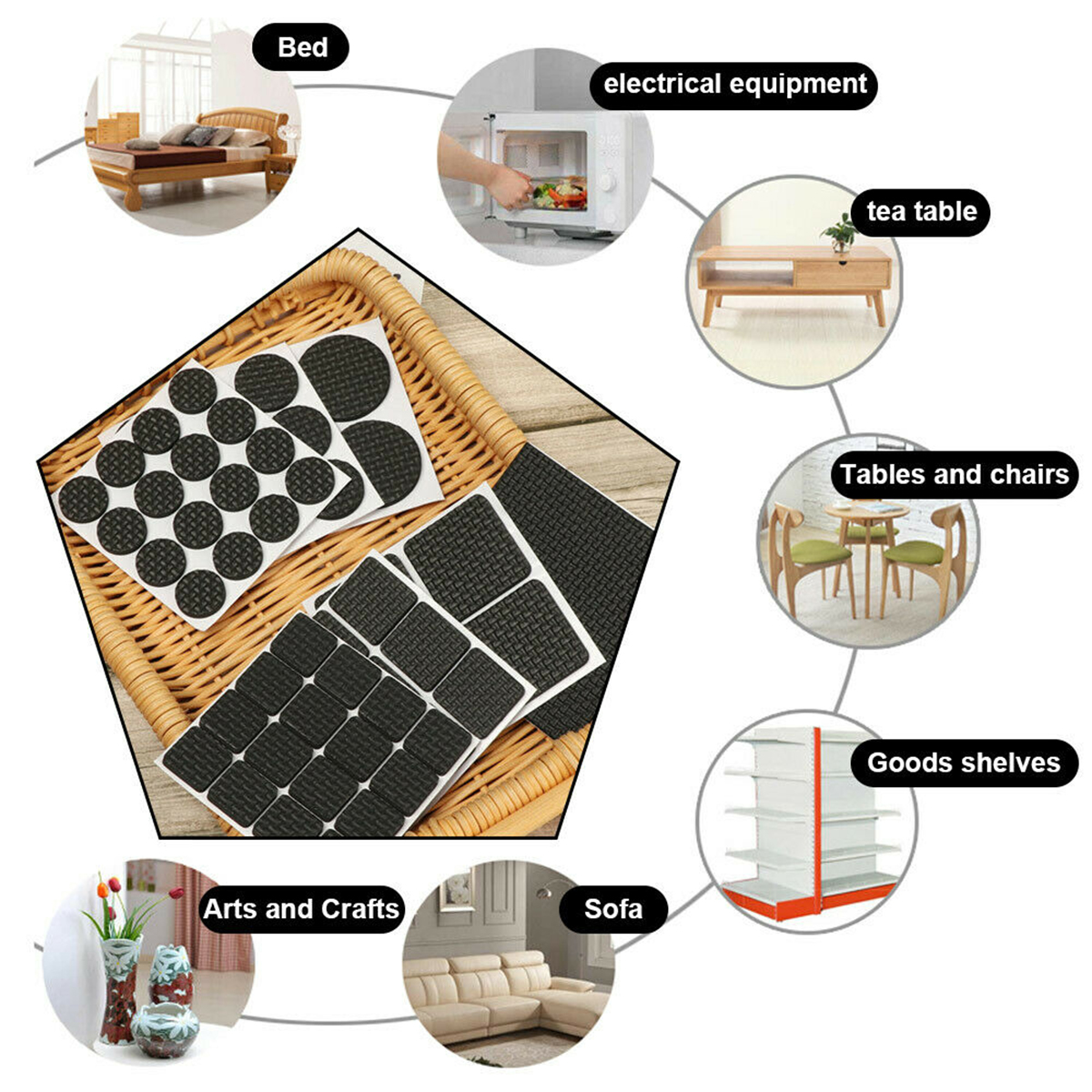 Furniture Pads Floor Protector - Outdoor Furniture Leg Protectors ulasan dan harga