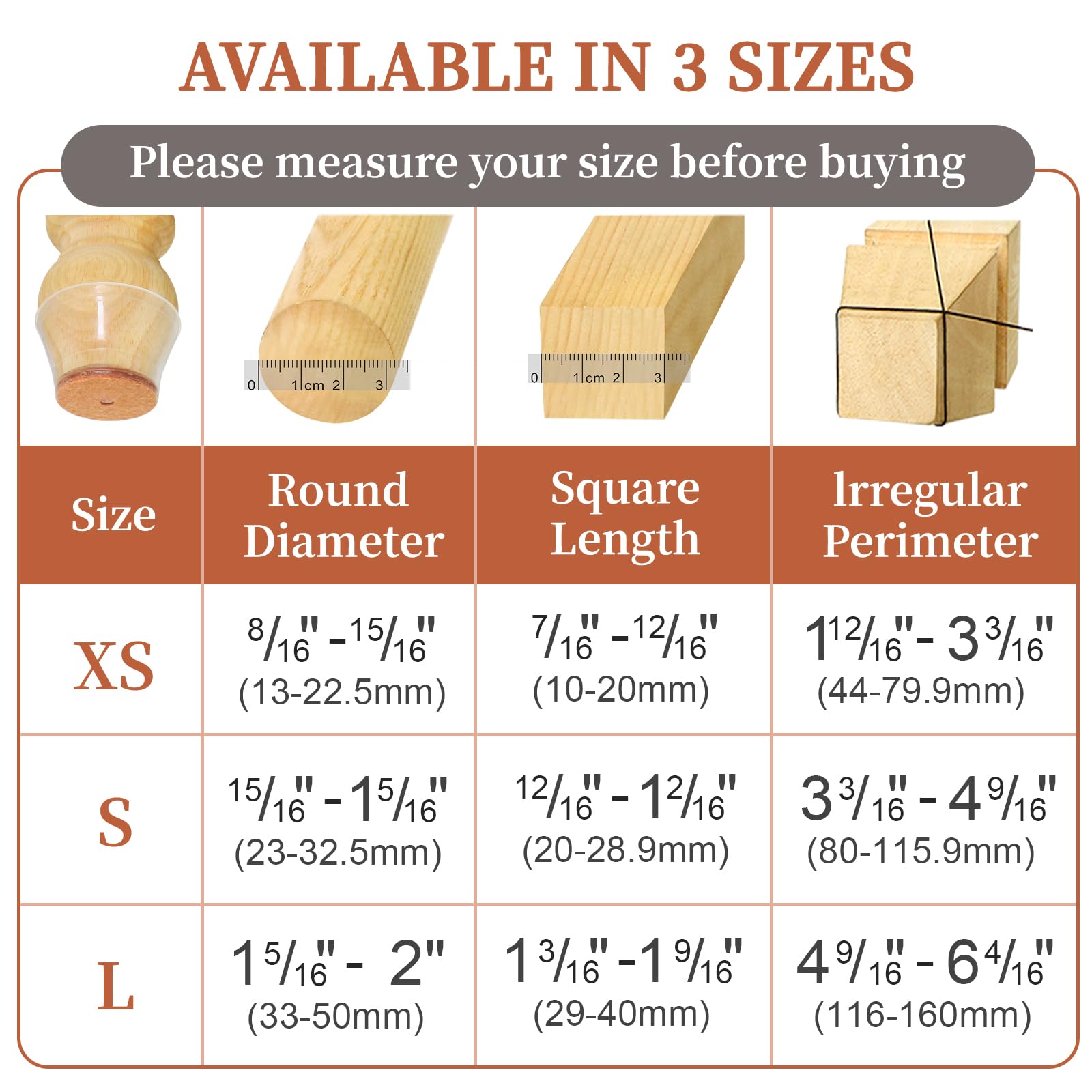 24-36pcs Chair Leg Caps Silico - Outdoor Furniture Leg Protectors ulasan dan harga