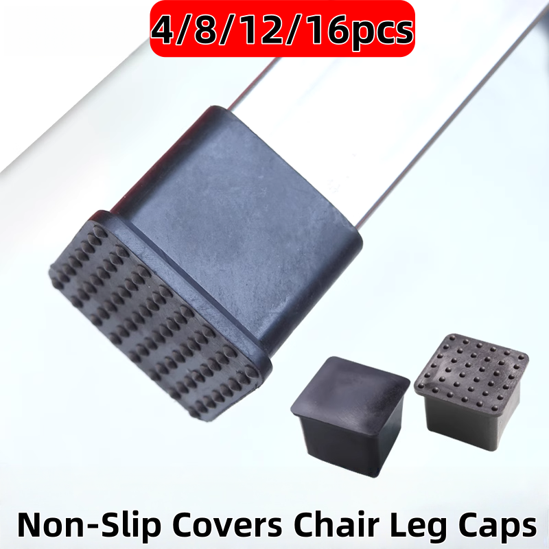 4-16Pcs Non-Slip Chair Leg Cap - Outdoor Furniture Leg Protectors ulasan dan harga