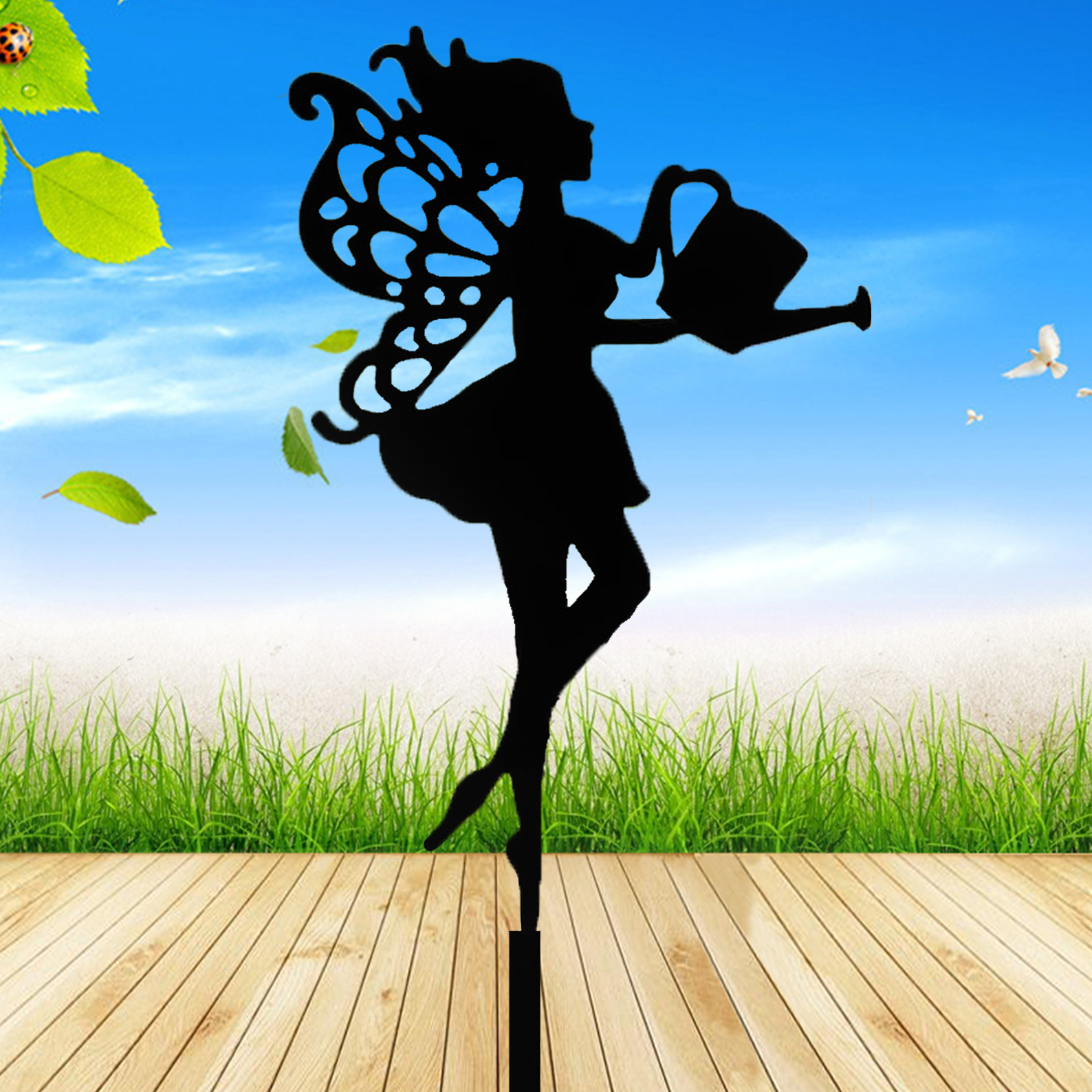 1Pc Fantasy-Style Iron Garden  - Outdoor Furniture Decor ulasan dan harga