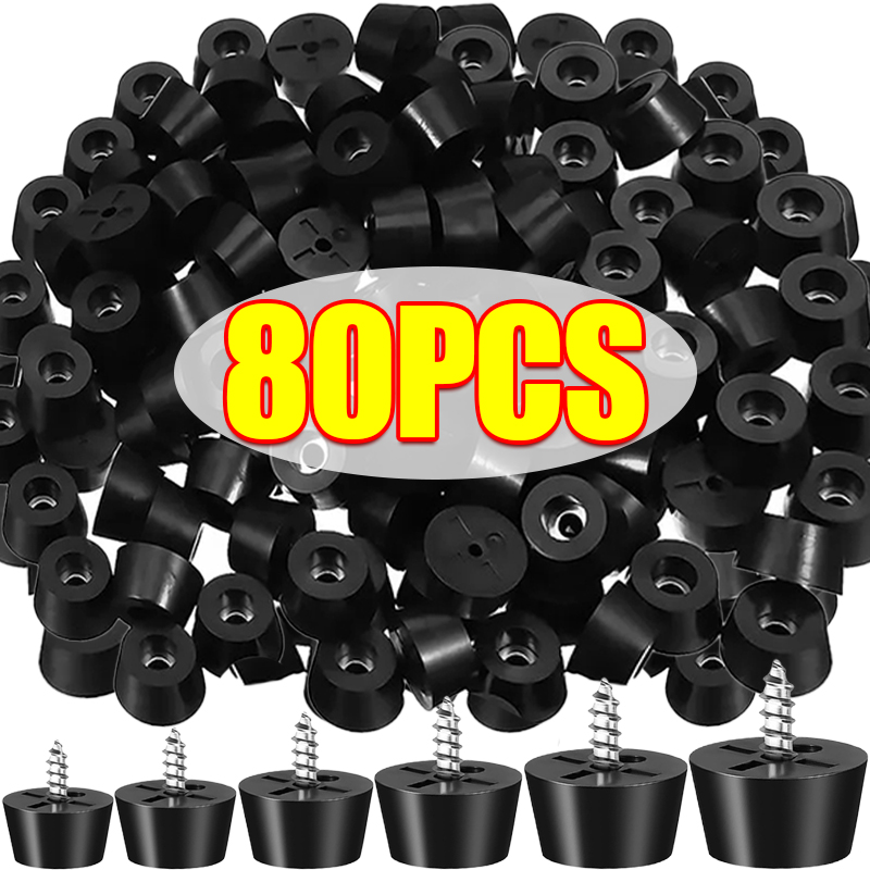 80/8pcs Rubber Pads Floor Prot - Outdoor Furniture Leg Protectors ulasan dan harga