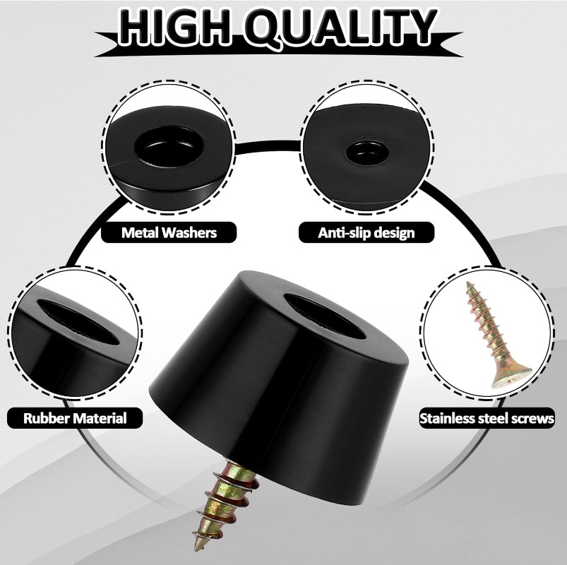 80/8pcs Rubber Pads Floor Prot - Outdoor Furniture Leg Protectors ulasan dan harga