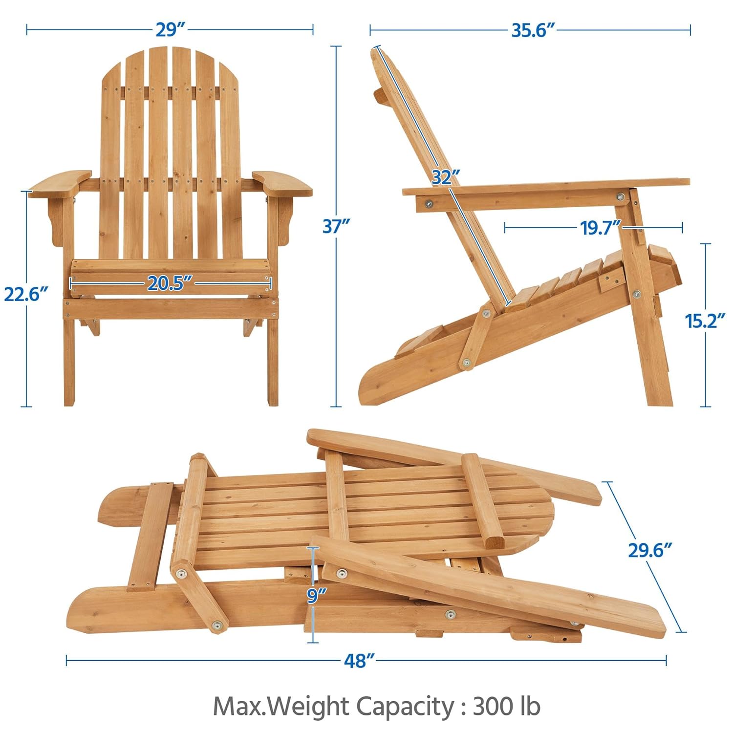 Folding Adirondack Chair Set o - Outdoor Furniture Set With Fire Pit ulasan dan harga