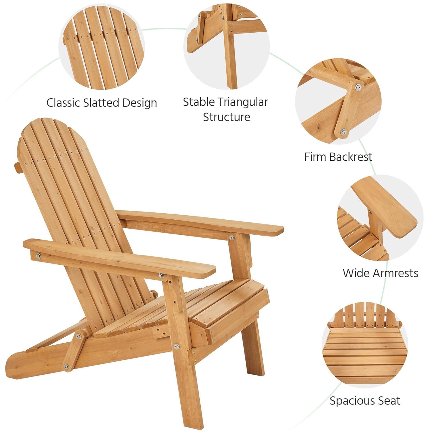 Folding Adirondack Chair Set o - Outdoor Furniture Set With Fire Pit ulasan dan harga