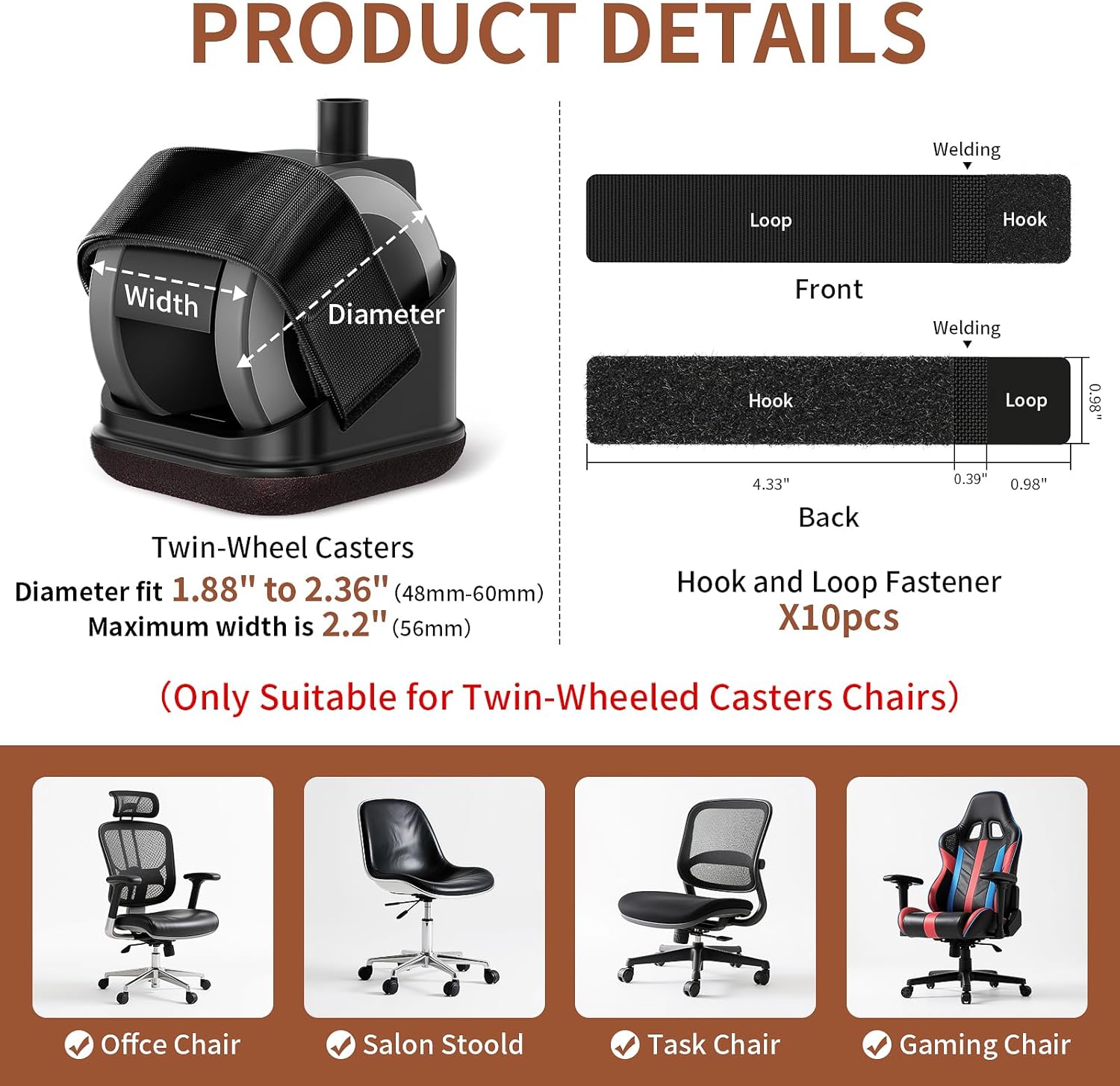 5PCS Chair Leg Protectors Offi - Outdoor Furniture Leg Protectors ulasan dan harga