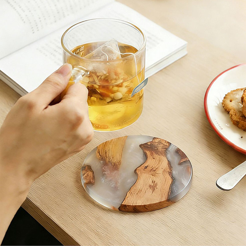Drink Coaster Set, Wooden Bar  - Outdoor Furniture Wooden ulasan dan harga