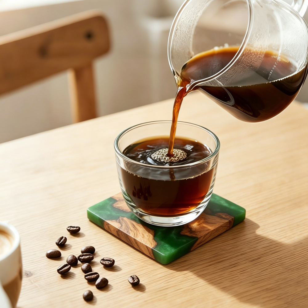 Drink Coaster Set, Wooden Bar  - Outdoor Furniture Wooden ulasan dan harga