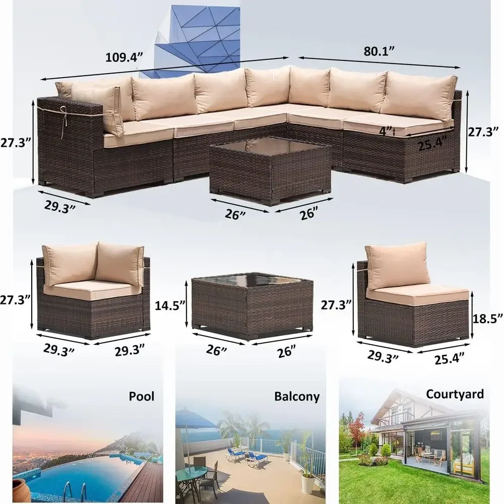 8-Piece Outdoor Patio Furnitur - Outdoor Furniture Set With Fire Pit ulasan dan harga