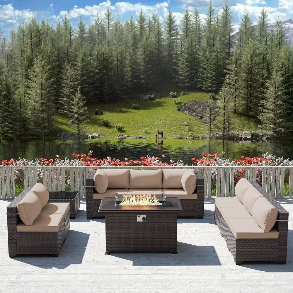 -Patio Furniture Set With Prop - Outdoor Furniture Set With Fire Pit ulasan dan harga