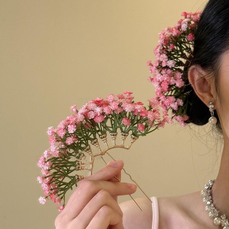 Artificial Flower Bridal Weddi - Outdoor Furniture Decor ulasan dan harga