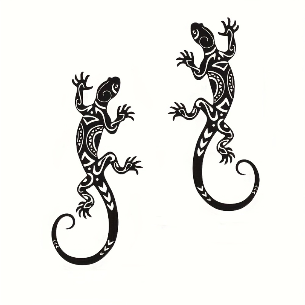 2Pcs Wrought Iron Gecko Wall A - Outdoor Furniture Decor ulasan dan harga
