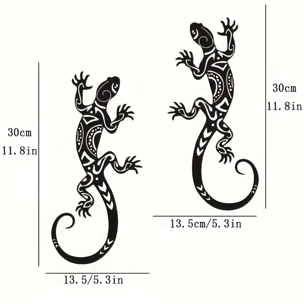 2Pcs Wrought Iron Gecko Wall A - Outdoor Furniture Decor ulasan dan harga