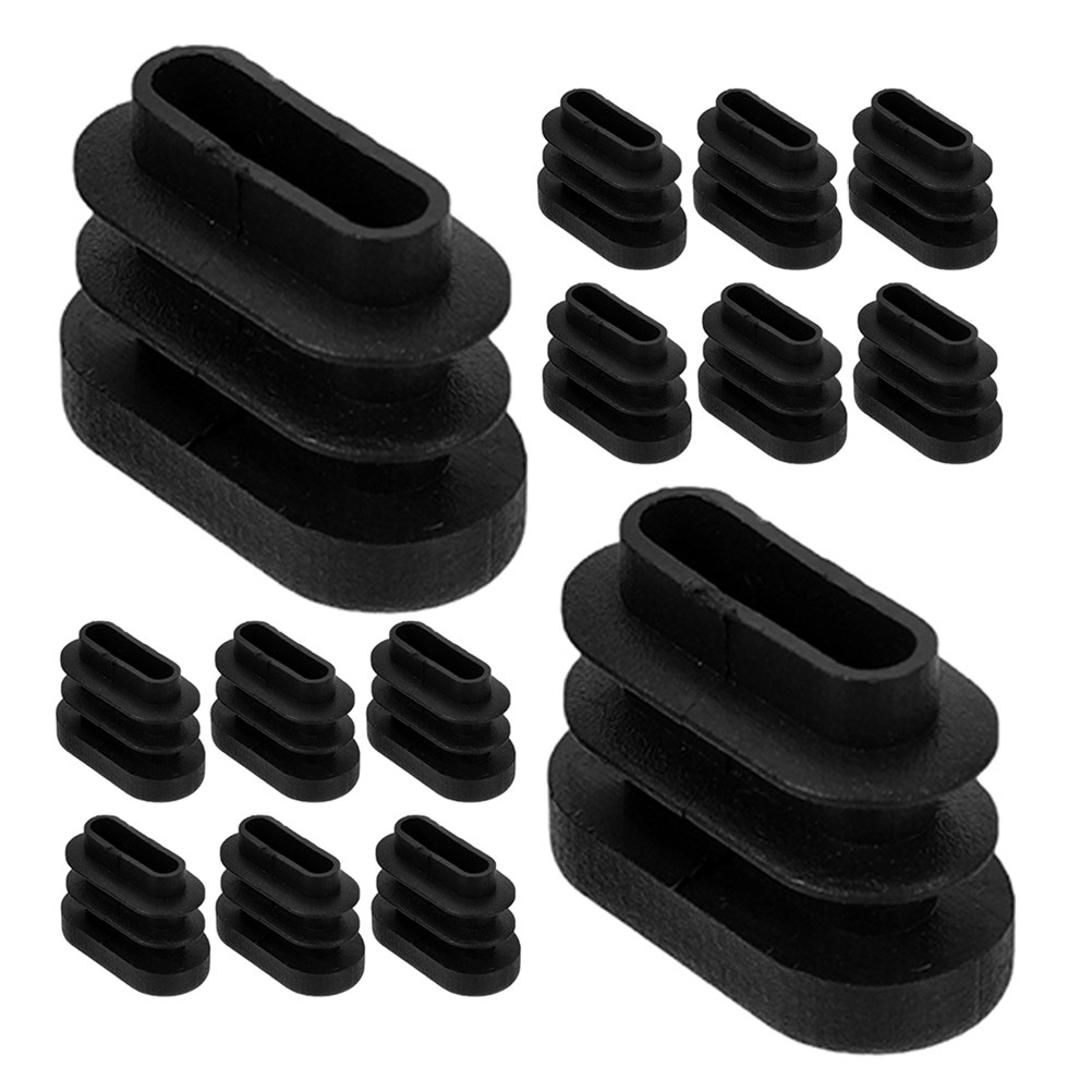 30Pcs Oval Plastic Table Chair - Outdoor Furniture Leg Protectors ulasan dan harga