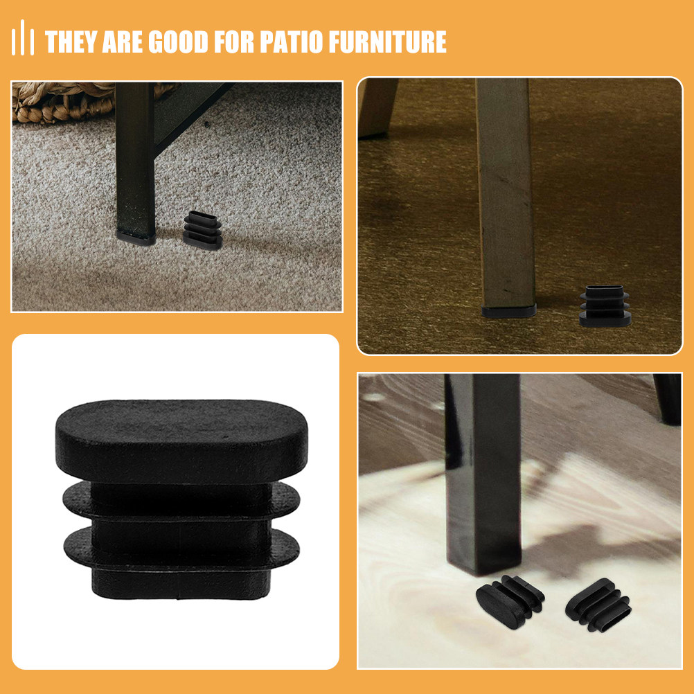 30Pcs Oval Plastic Table Chair - Outdoor Furniture Leg Protectors ulasan dan harga