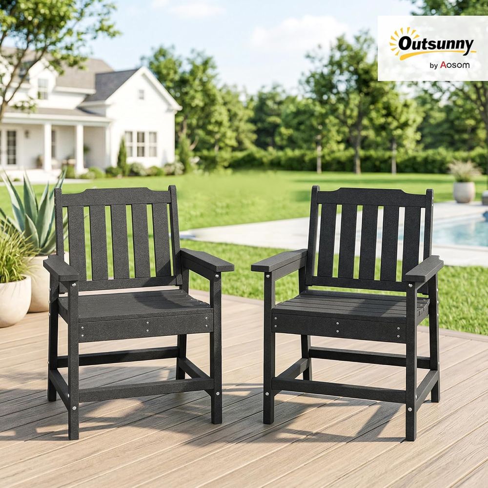 Durable HDPE 2-Piece Patio Din - Outdoor Furniture Hdpe ulasan dan harga