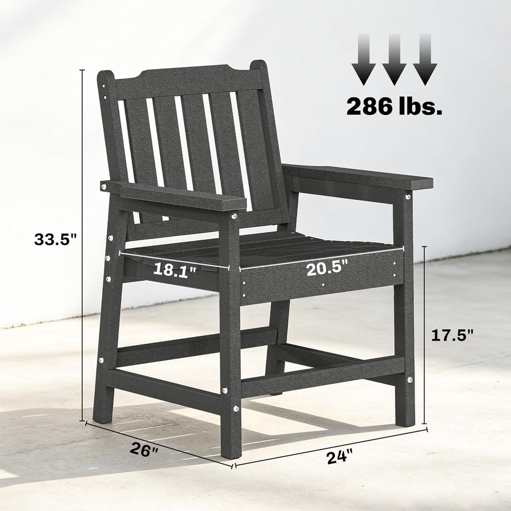 Durable HDPE 2-Piece Patio Din - Outdoor Furniture Hdpe ulasan dan harga