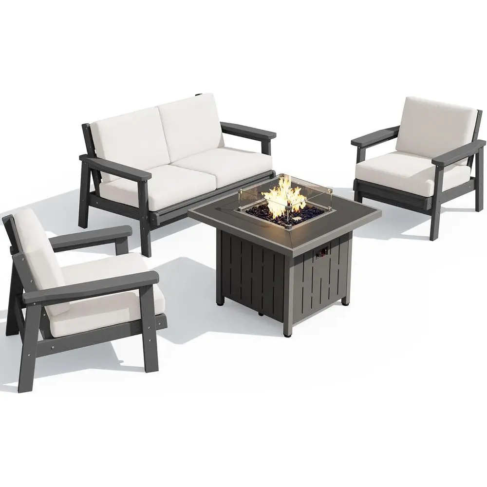 33 Fire Pit Patio Furniture Se - Outdoor Furniture Set With Fire Pit ulasan dan harga