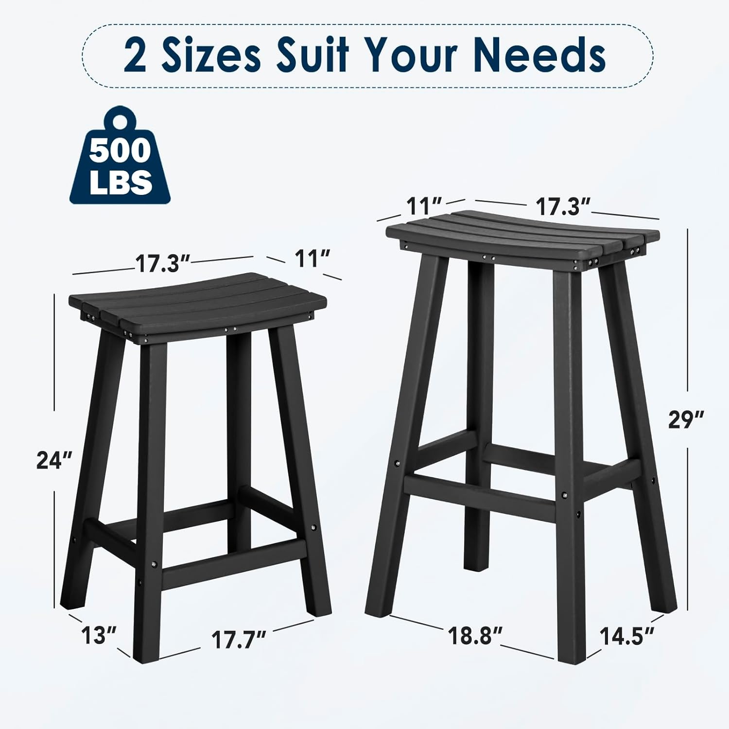 29in HDPE Outdoor Bar Stools S - Outdoor Furniture Kitchener ulasan dan harga