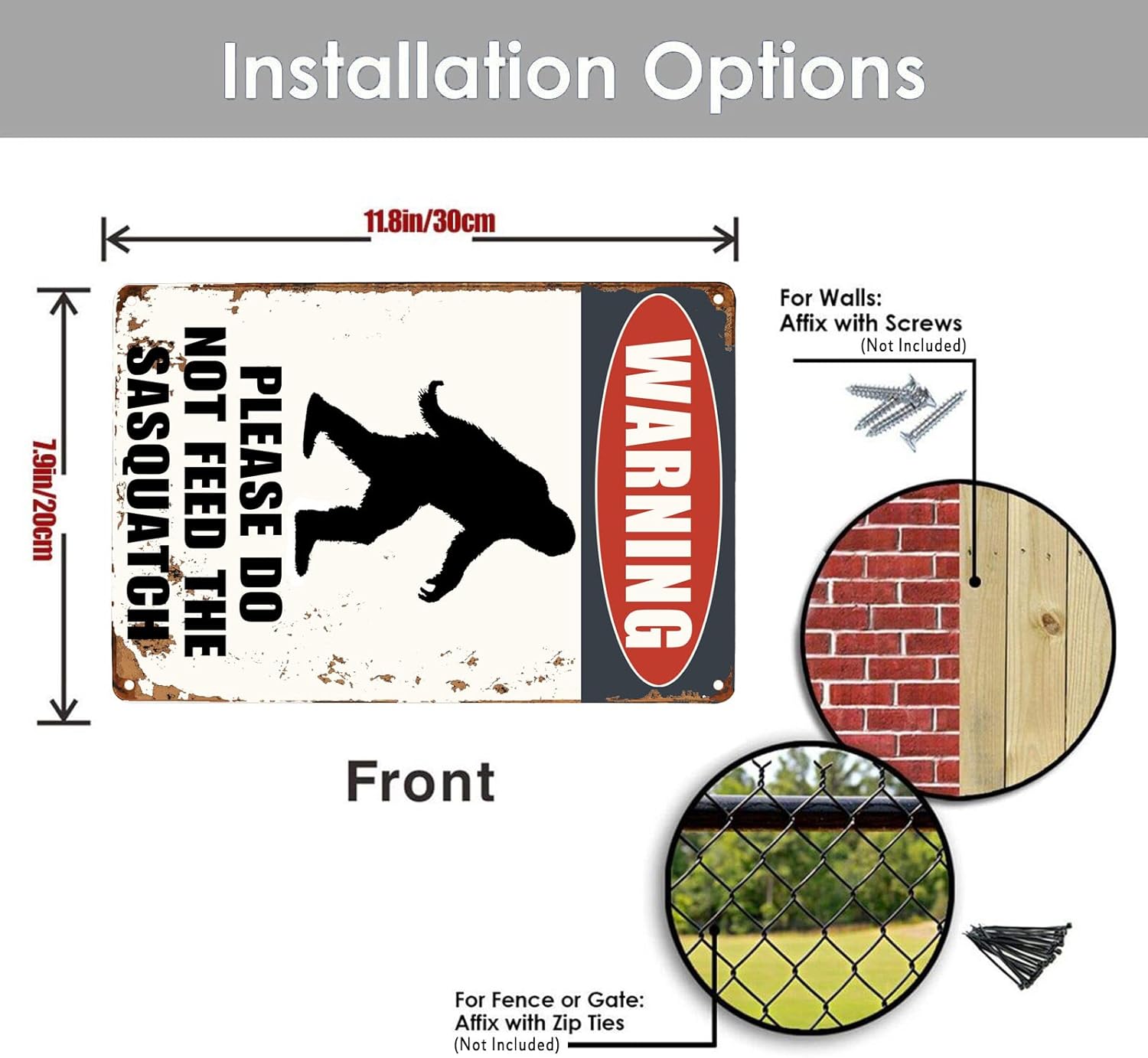 Vintage Decor Metal Sign Warni - Outdoor Furniture Decor ulasan dan harga