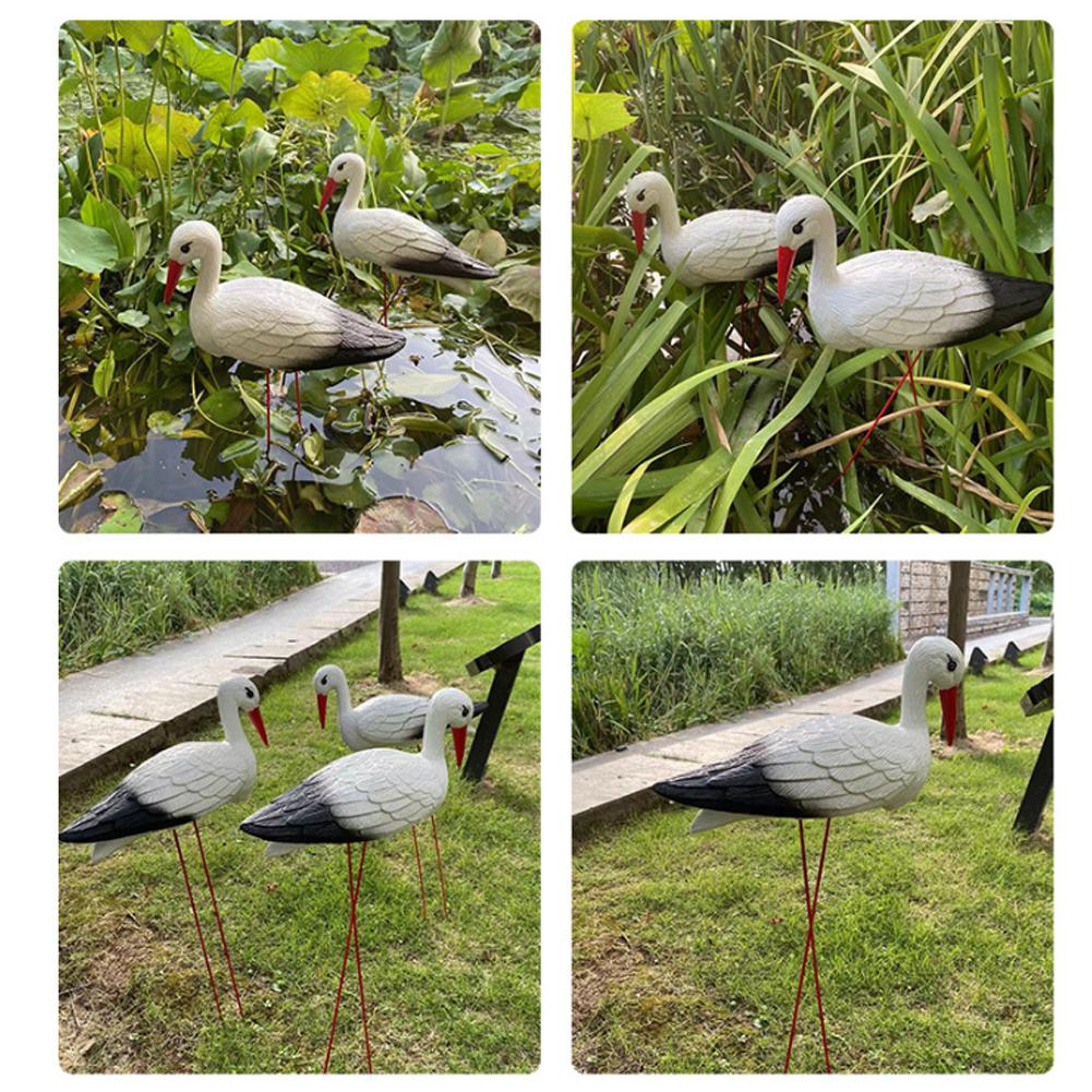 White Stork Yard Decoration St - Outdoor Furniture Decor ulasan dan harga