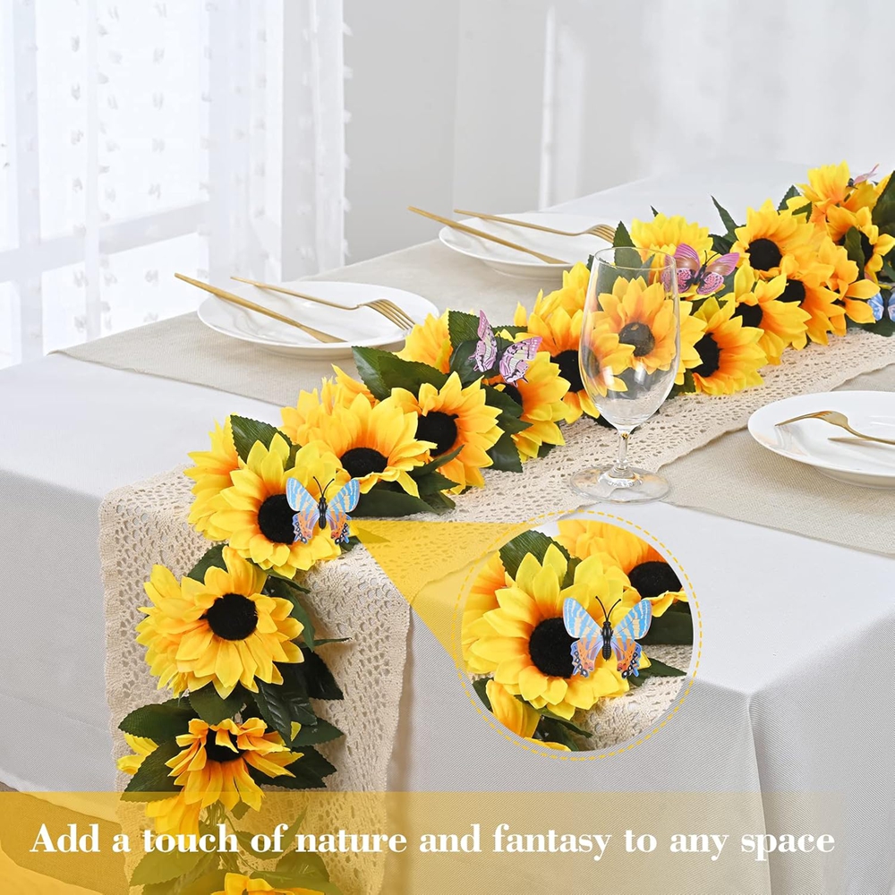 1/3PCS Artificial Flowers Sunf - Outdoor Furniture Rh ulasan dan harga