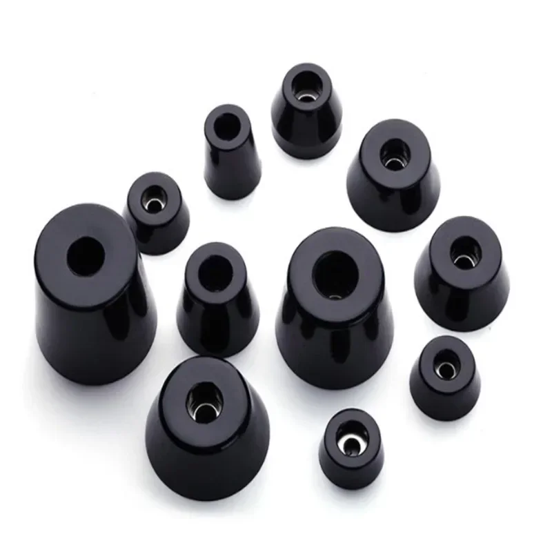 8pcs Black Rubber Feet Chair F - Outdoor Furniture Leg Protectors ulasan dan harga