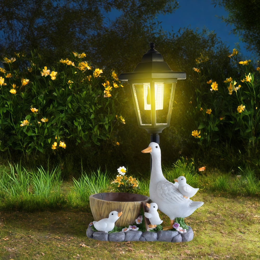 Solar Duck Night Light Garden  - Outdoor Furniture Decor ulasan dan harga