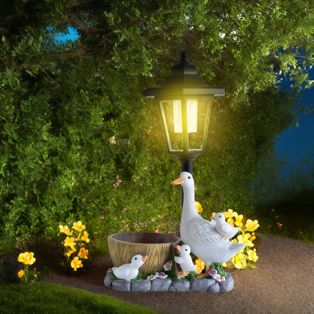 Solar Duck Night Light Garden  - Outdoor Furniture Decor ulasan dan harga
