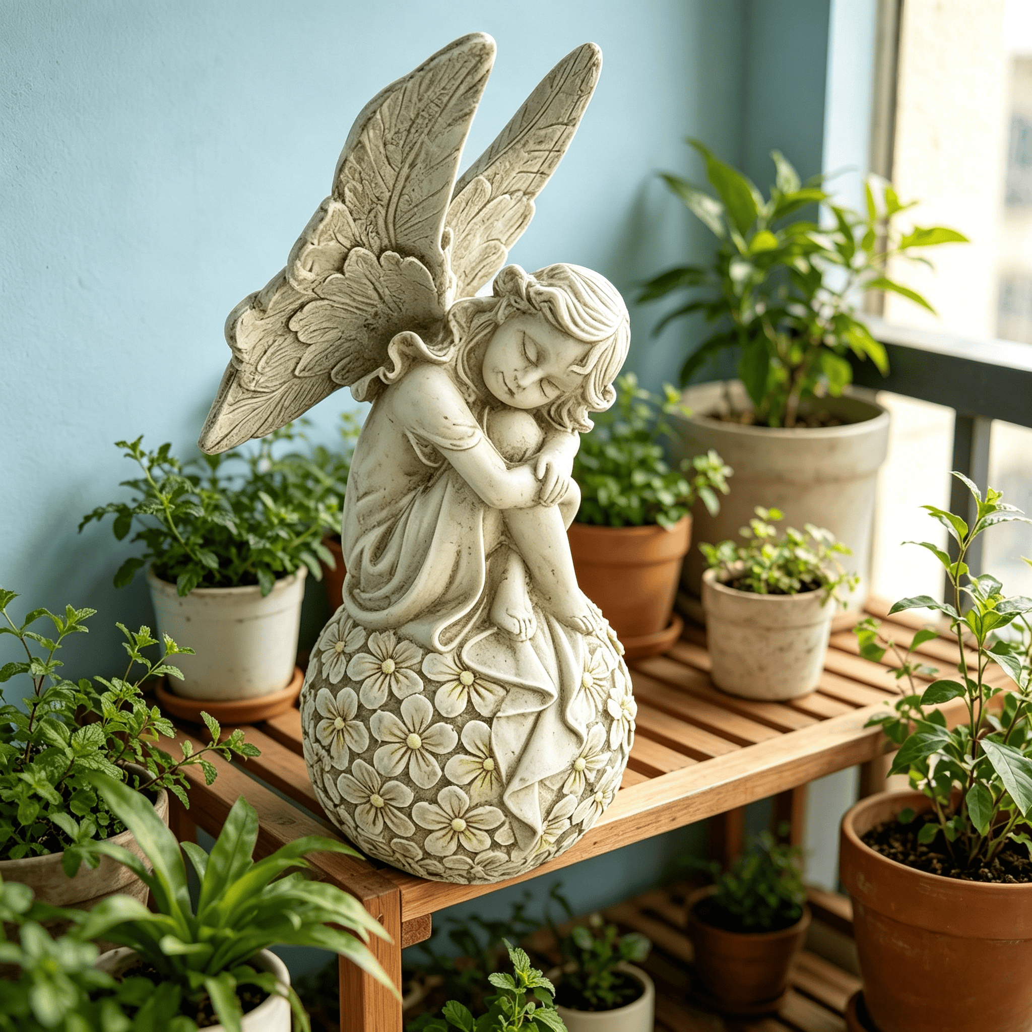 13.2-inch Garden Fairy Statue, - Outdoor Furniture Decor ulasan dan harga