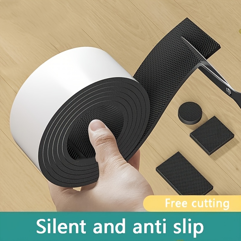 Black Chair Foot Pads 1 Roll - - Outdoor Furniture Leg Protectors ulasan dan harga