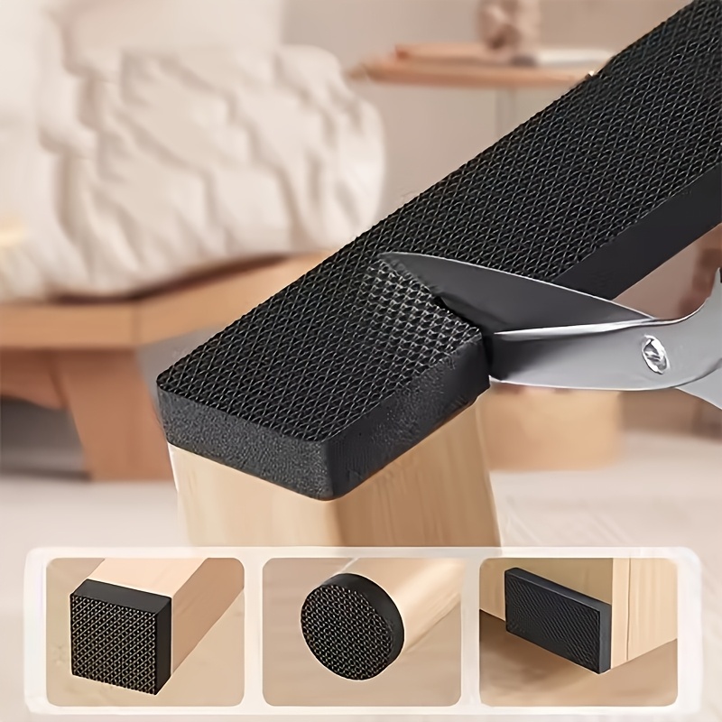 Black Chair Foot Pads 1 Roll - - Outdoor Furniture Leg Protectors ulasan dan harga