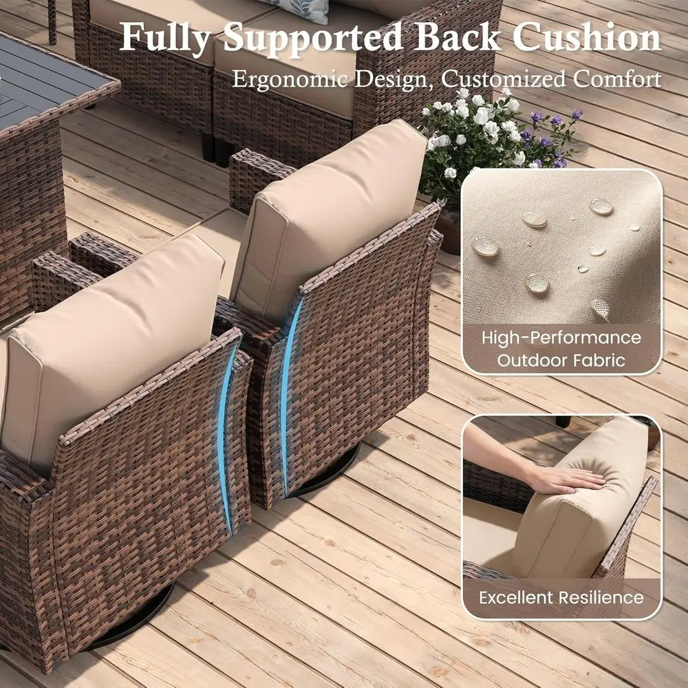 Outdoor Patio Furniture Set wi - Outdoor Furniture Set With Fire Pit ulasan dan harga