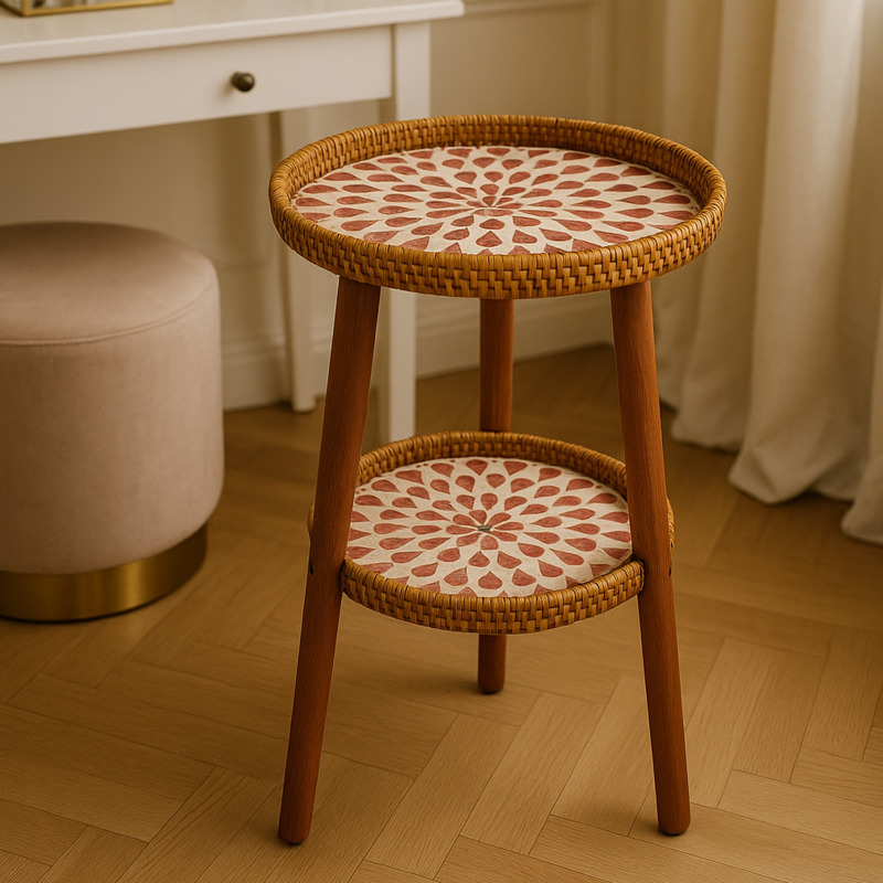 Double-Layer Rattan Coffee Tab - Outdoor Furniture Diy Plans ulasan dan harga