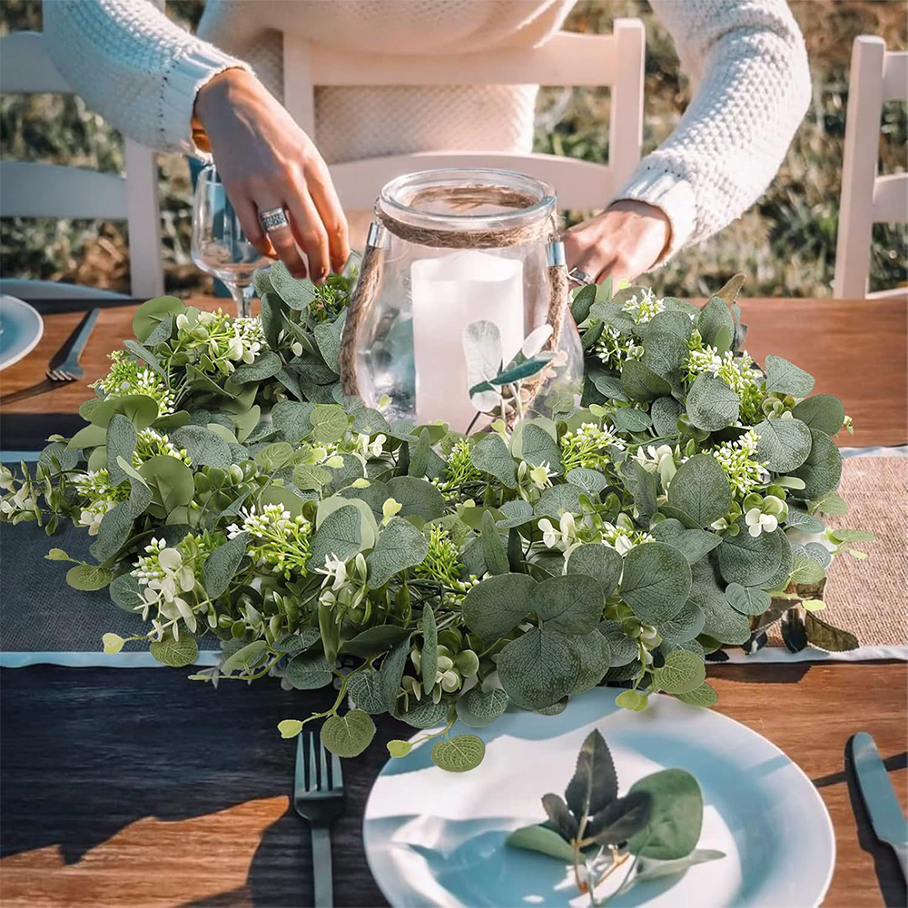 Artificial Eucalyptus Garland  - Outdoor Furniture Rh ulasan dan harga