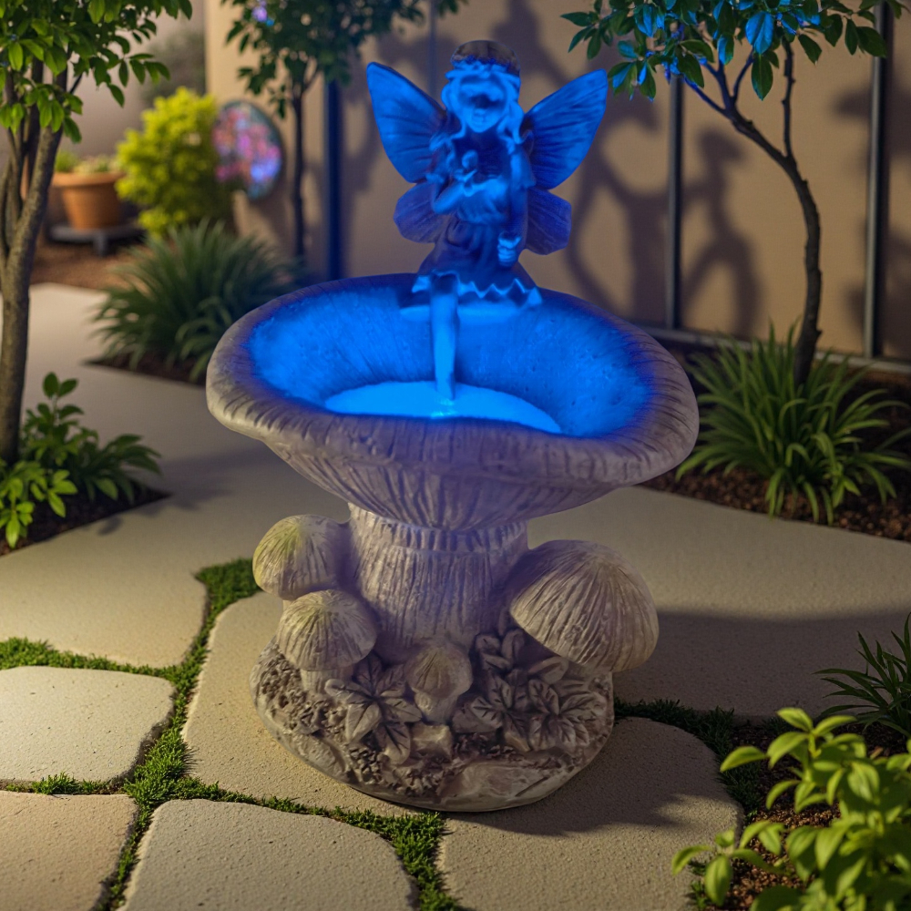Creative Flower Fairy Solar Ni - Outdoor Furniture Decor ulasan dan harga