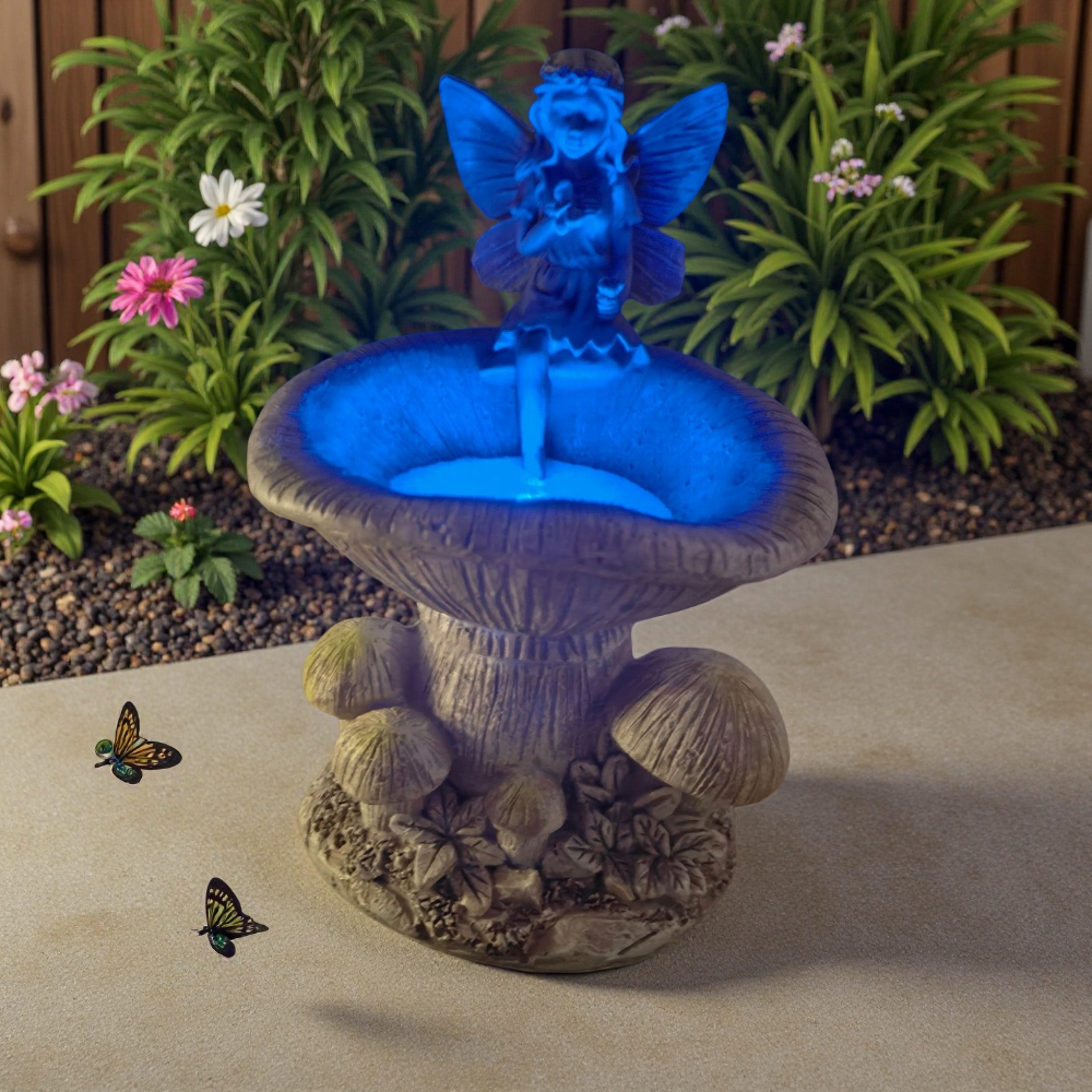 Creative Flower Fairy Solar Ni - Outdoor Furniture Decor ulasan dan harga