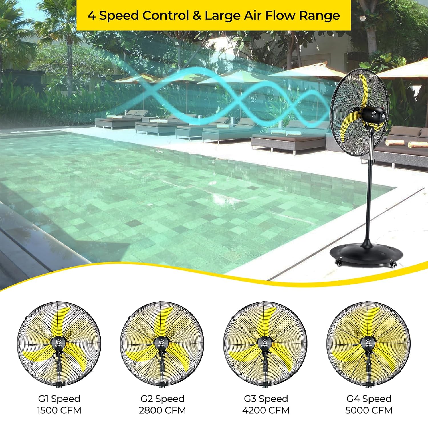 24'' Outdoor Oscillating Pedes - Outdoor Furniture Modern ulasan dan harga