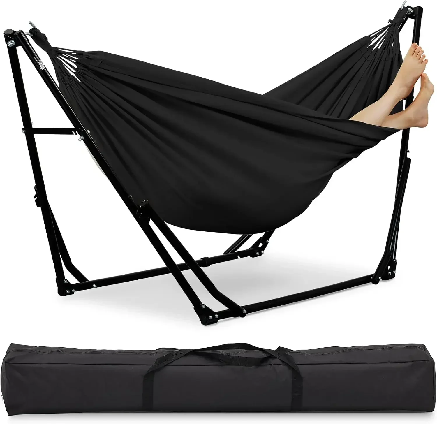 2 in 1 Hammock with Stand, Out - Outdoor Furniture Wooden ulasan dan harga