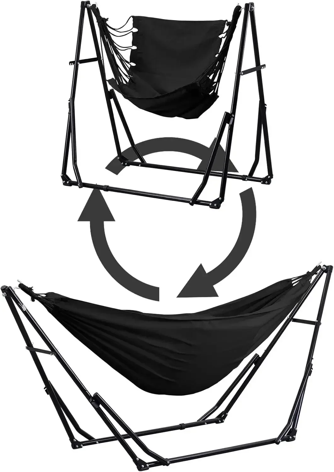 2 in 1 Hammock with Stand, Out - Outdoor Furniture Wooden ulasan dan harga