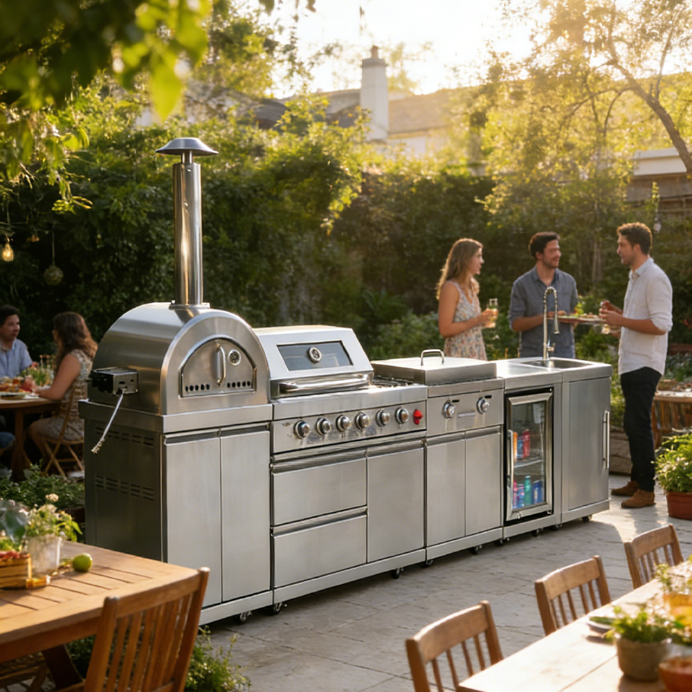High End Stainless Steel Porta - Outdoor Furniture Kitchener ulasan dan harga