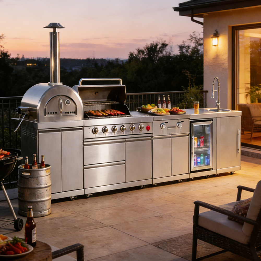 High End Stainless Steel Porta - Outdoor Furniture Kitchener ulasan dan harga