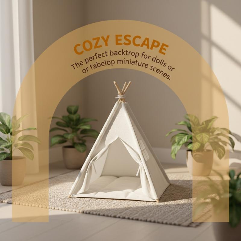 1: 12 Tent Model Decoration Sc - Outdoor Furniture Decor ulasan dan harga