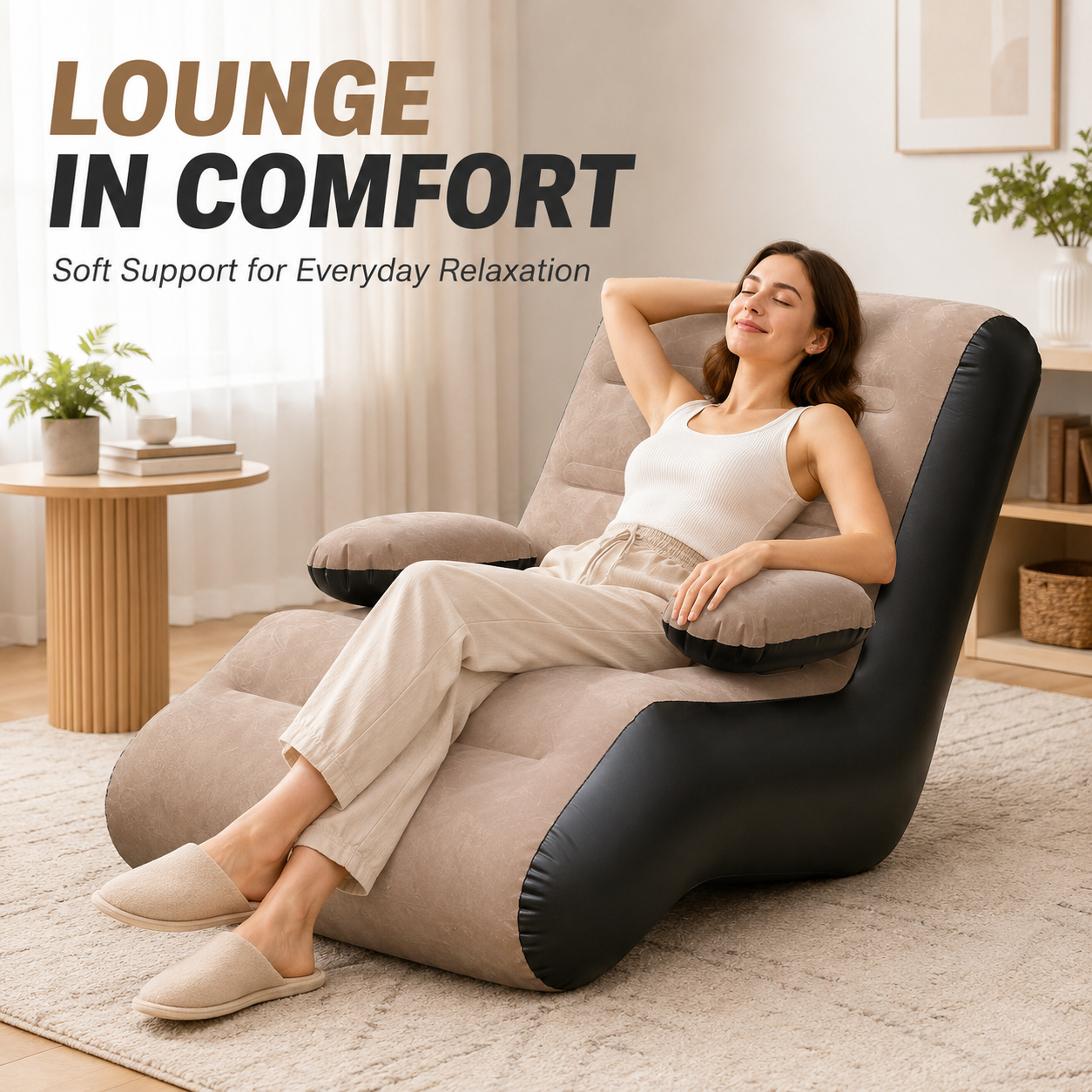1PC Inflatable Air Sofa Portab - Outdoor Furniture Diy Plans ulasan dan harga