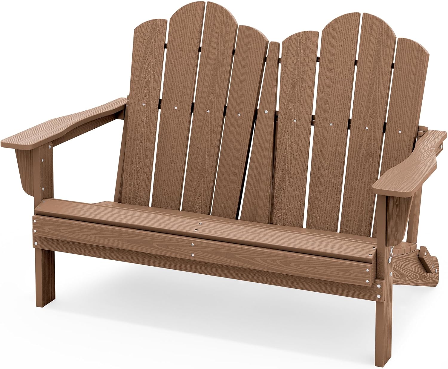 Folding Adirondack Bench, HDPE - Outdoor Furniture Hdpe ulasan dan harga